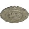 Ekena Millwork Southampton Ceiling Medallion, Hand-Painted Castle Stone Crackle, 16 1/2"OD x 2 3/8"P CM16SOCSC - alternate 4